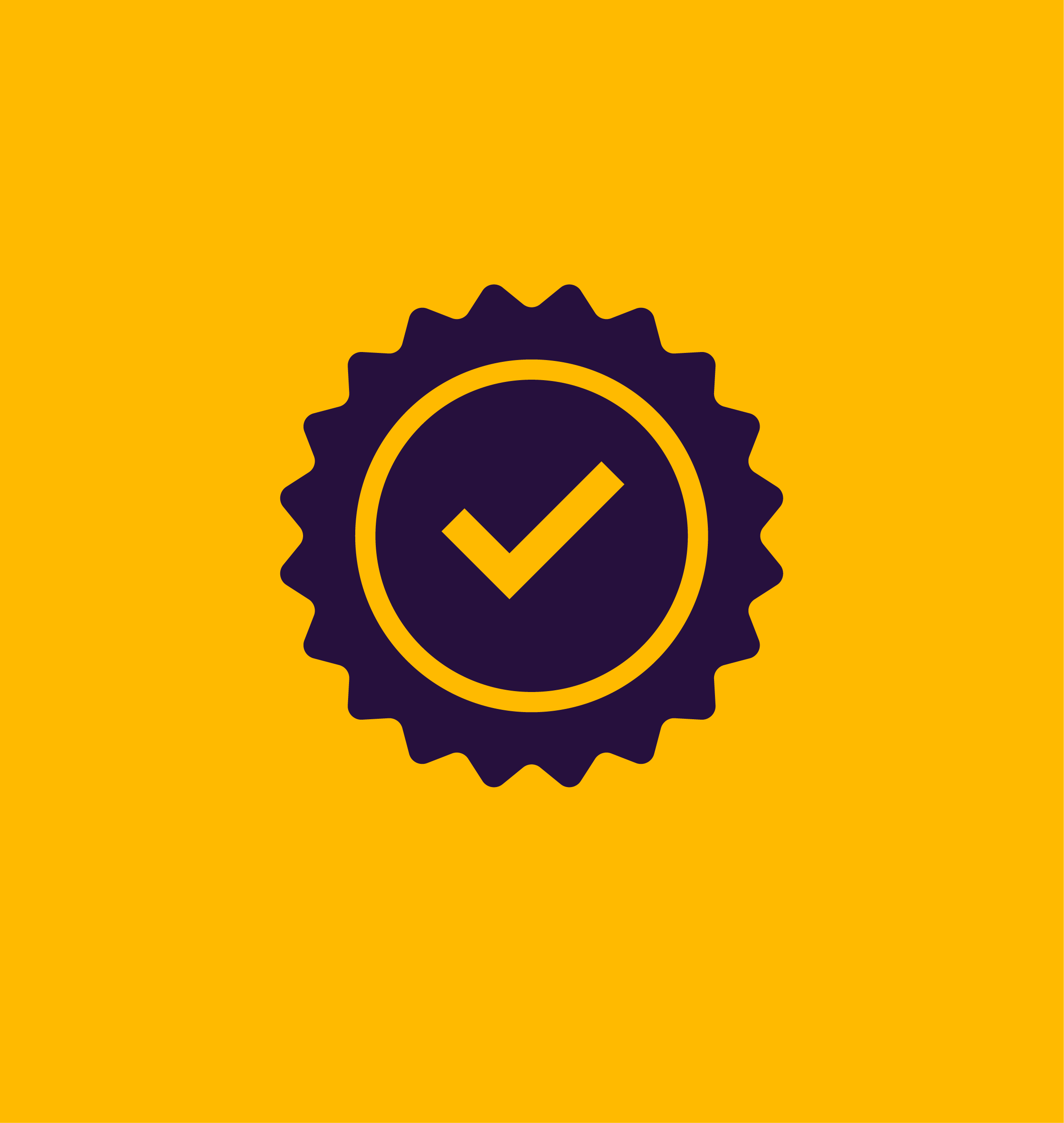 icon certificate with tick