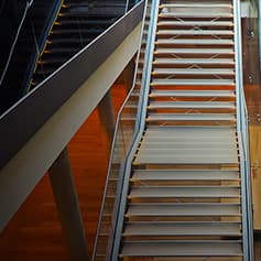 Modern staircase.