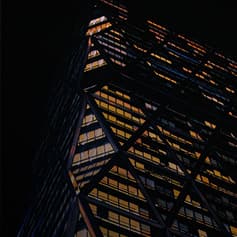 Human perspective of radiant building.
