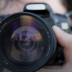 Camera lens.