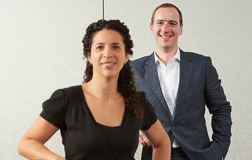 Lydia Christie and Adam Walford