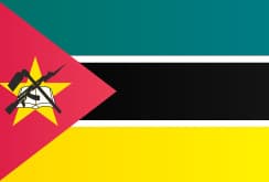 Flag of Mozambique.