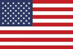 Flag of USA.