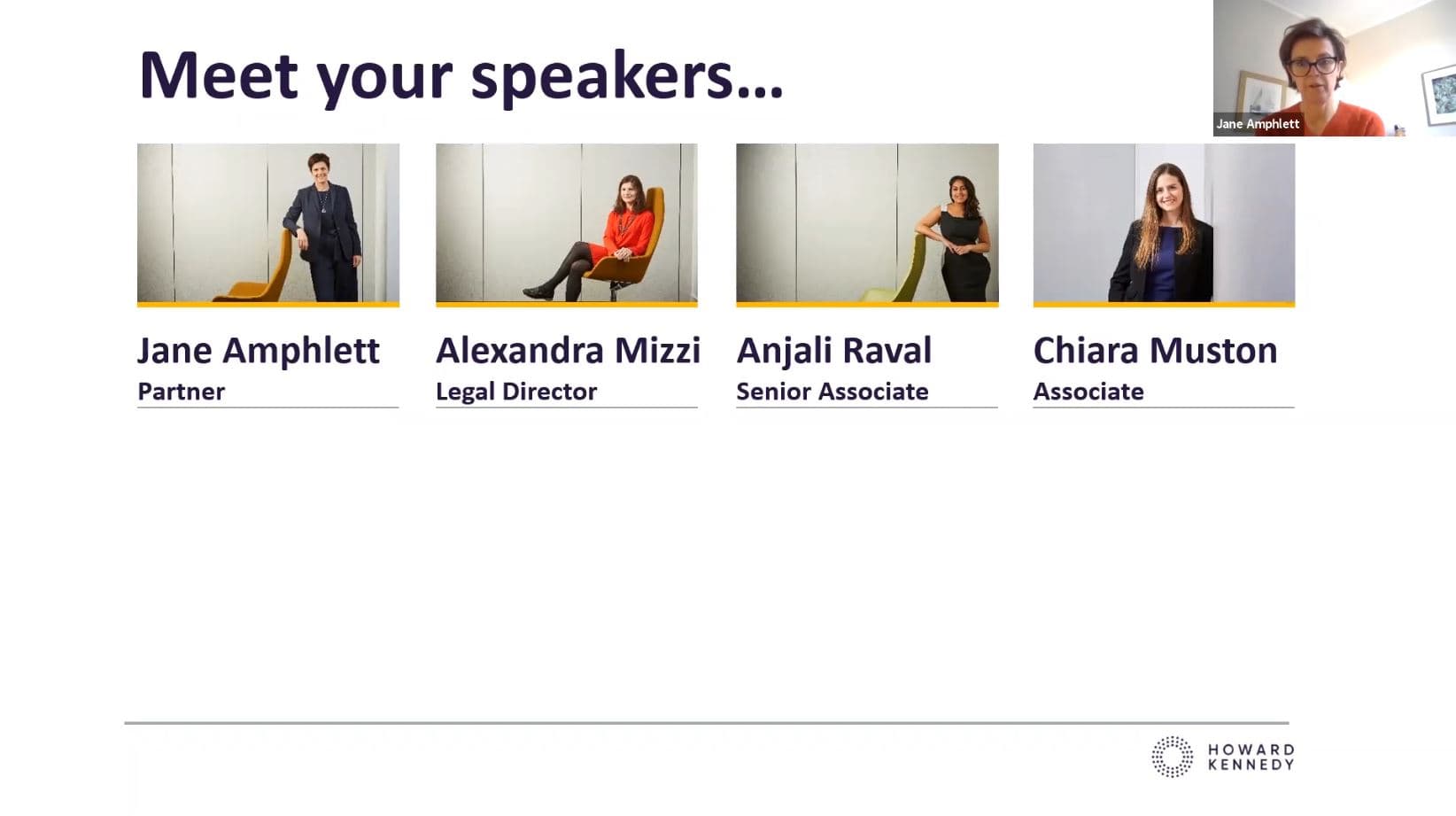 Presentation Slide on Zoom Webinar.