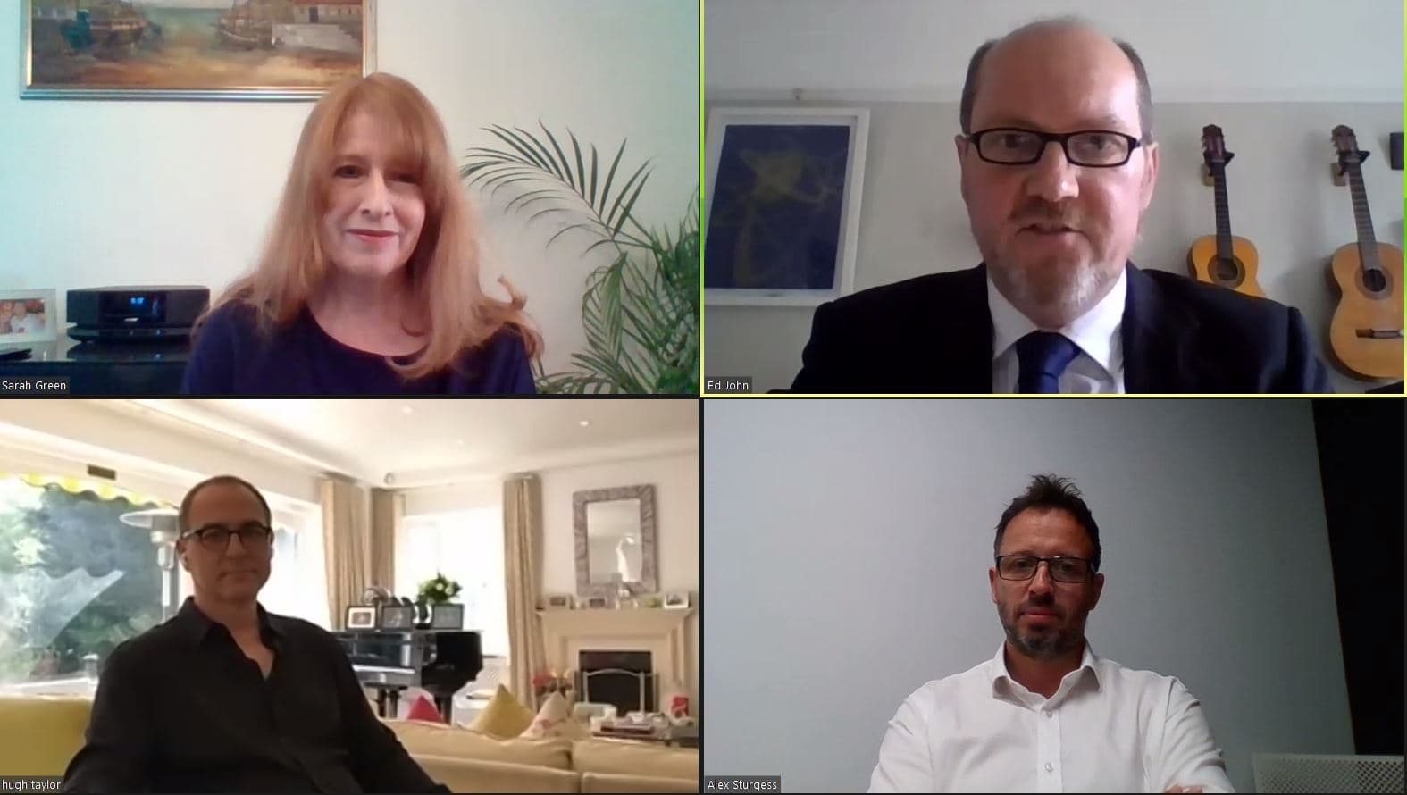 Panel on Zoom for Hotel Sector Event